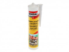 Герметик силиконовый универсальный бесцветный 300мл Soudal